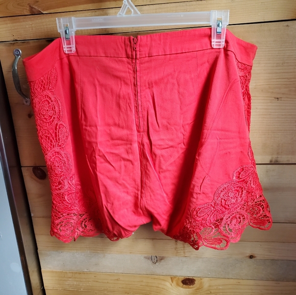 Torrid Lace Appliqué Rayon Shorts - Picture 5 of 5